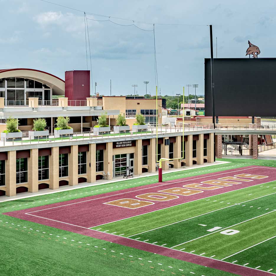 Texas State University Bobcat Stadium End Zone Expansion